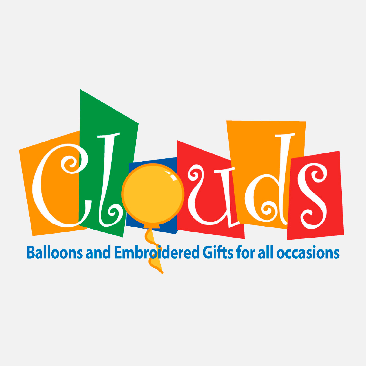 Clouds Balloon Shop Branding and Promotional Items