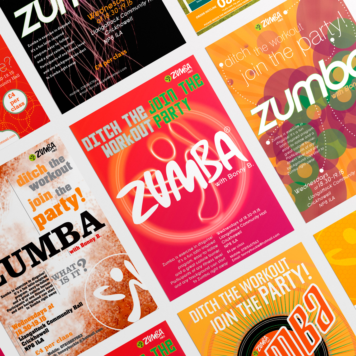 Zumba Promotional Flyers