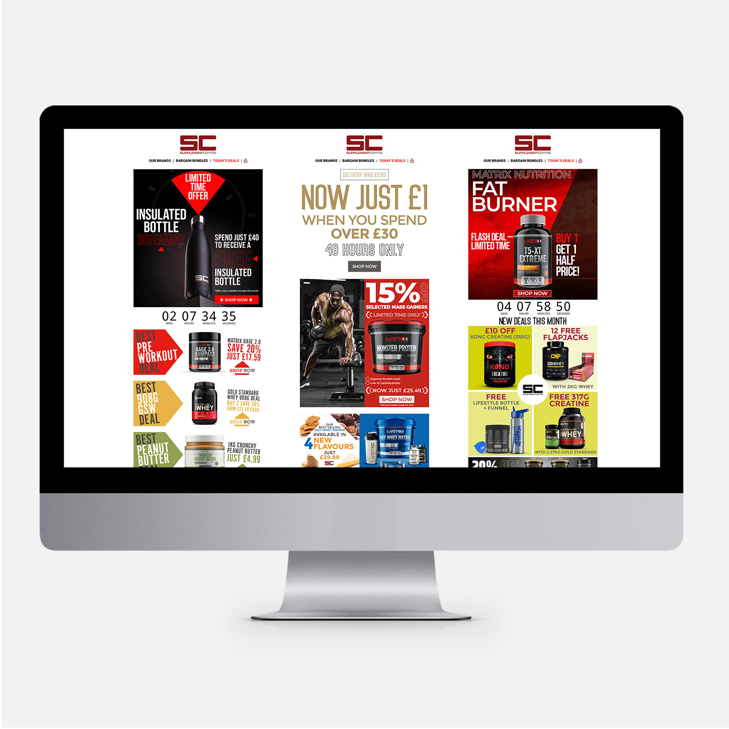 Supplement Centre E-shots
